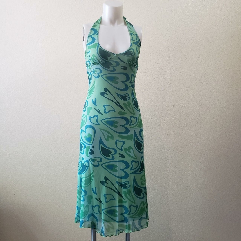 Princess Polly TIFFANY MIDI DRESS GREEN used size 6